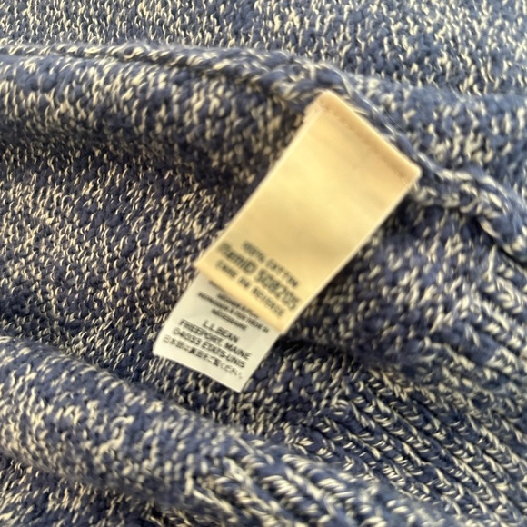 LL Bean vintage blue long cardigan button front size 2X - Picture 5 of 5